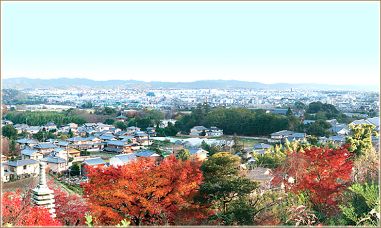 ■北嵯峨霊園からの展望